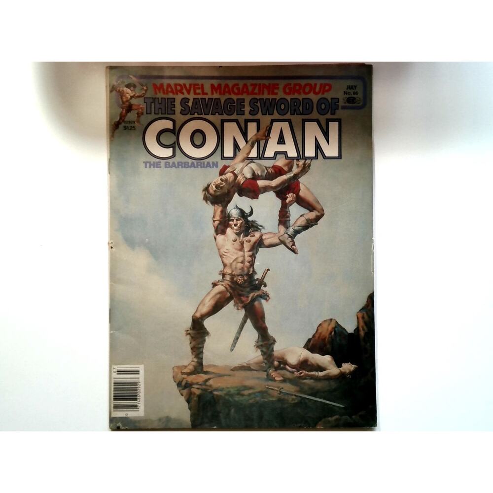 The Savage Sword of Conan #66 Marvel Magazine Group 1979 Cover Art
